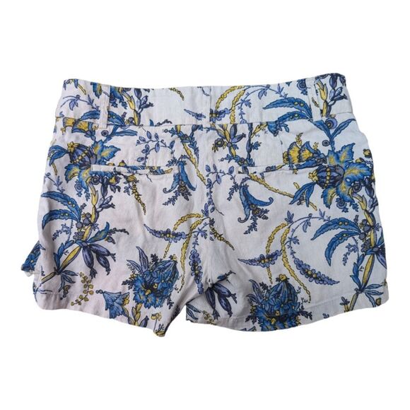 LOFT Ann Taylor shorts linen blend floral Lily Riviera 00 - Picture 5 of 7